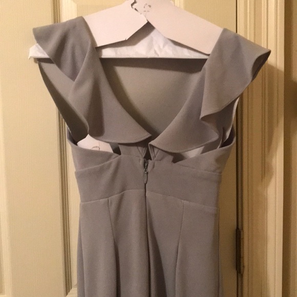 Lulus Light Grey Formal Dress - Picture 4 of 6